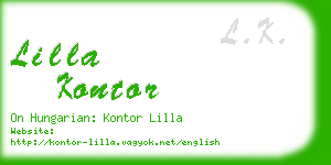 lilla kontor business card